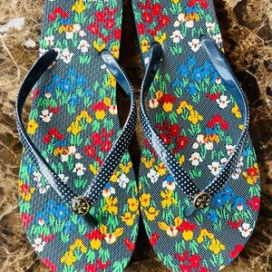 Tory Burch Vibrant Floral Sandals